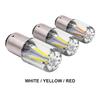 1156 1157 Led žarulja BA15S BAY15D P21W P21/5 W LED R5W R10W Auto Pokazivači Smjera Lampa za vožnju Unazad COB 12V Auto-Bijela Crvena Žuta