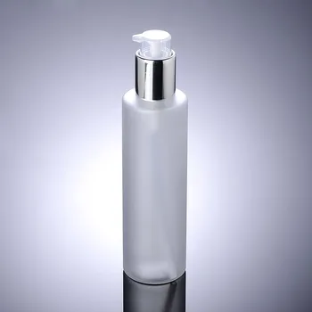 150 ml 200 ml mat PET-BOCA plastična boca brilliant srebrna press-pumpa osnova anti-UV serum/losion /toner/emulzija ambalaža za kožu