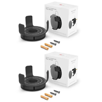 2 komada Mini-Utičnica Zidna Konzola-Držač Za Google Home Mini Smart-Zvučnički Kabel Upravljanje Vješalica Za Pohranu