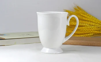 300 ml. uobičajena porculan kava šolja od bijele kosti, porculanska šalica za čaj, stakleno keramička šalica za kavu, термокружка za čaj taza cafe, šalicu za par