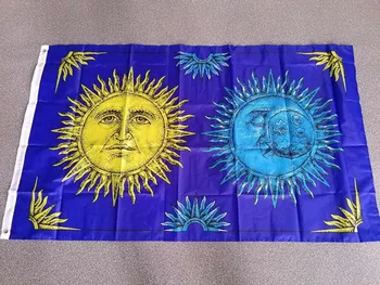90x150 cm Zastava svijeta sunca i Mjeseca
