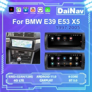 Android 11,0 10,25-Inčni Auto-Radio Za BMW X5 E53 M5 E38 E39 Serije 5 GPS Navigacija Auto Stereo Glavna Jedinica Carplay Авторадио