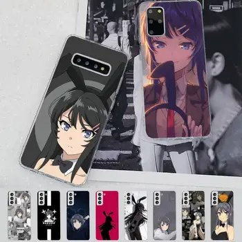 Anime Svibnja Sakurajima Torbica za telefon Samsung S21 A10 za Redmi Note 7 9 za Huawei P30Pro Honor 8X 10i torbica