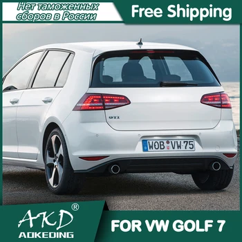 Automobil VW Golf 7 2013-2017 MK7 dugo Svjetlo Led DRL Svjetla Za maglu Dnevna Podvozje Svjetla Tuning Auto Oprema Golf 7,5 Stražnja Svjetla