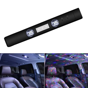Cestovni Unutarnji Dome Lampa Za Čitanje RGB Okolni Dekorativni USB-Svjetiljka LED Neonski Punjiva Auto RV Caravan Pribor Prijenosni