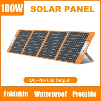 Flashfish 18 60 W 100 W Sklopivi Solarni panel Prijenosni Solarni Punjač Dc izlaz PD Type-c QC3.0