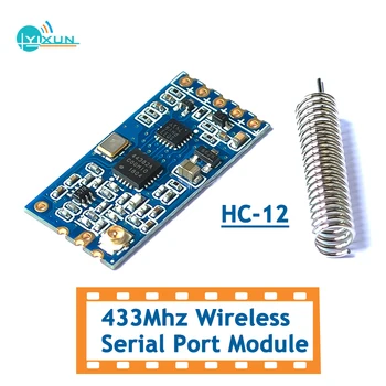 HC-12 SI4438 SI4463 HC12 433 Mhz Bežični Modul je serijski port 1000 M Zamijeniti Bluetooth sučelje UART Potpuno Novi i Originalni