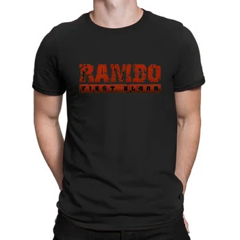 Iznenađujuće Majice Muške t-Shirt, Svakodnevni Негабаритная majica Essential Rambo First Blaood, Muške majice, Grafička Vanjska Odjeća, S-3XL
