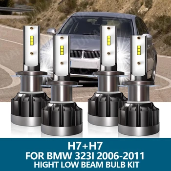 KINGSOFE 4 kom. H7 Auto-Lampa Za BMW 323i 2006-2011 Komplet Žarulja prigušeno svjetlo 12000LM Led Svjetla 6000 Do Bijele Svijetle CSP Čip 72 W