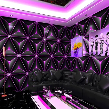 KTV Desktop Karaoke Flash Zidno Platno 3D Reflektirajućim Poseban Bar Personalizirane Kreativni Koridor back-end Desktop Parede 3d