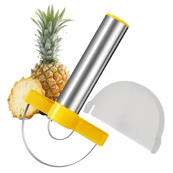 Kuhinjski Nož Za Ananasa Od Nehrđajućeg Čelika, Rezač Za Ananasa Sa Oštrim Nožem i Odvojivom Ručkom, Alat Za Sječenje Za Obitelj