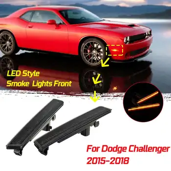 Novi 1 Par Dimi Prednji Stražnji Amber Stražnji Led Strani Dimenzionalni Svjetlo Pokazivača Smjera Za Dodge Challenger 2015 2016 2017 2018