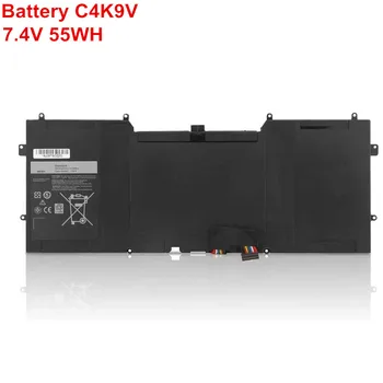 Originalni Novi 7,4 V 55Wh C4K9V Baterija za laptop Dell XPS 12 9Q33 12-L221X 13 9333 13-L321X 13-L322X laptop 3H76R PKH18 Y9N00