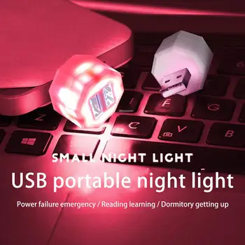 USB Priključak Mini Lampa noćno svjetlo Računalo Mobilni Punjenje Napajanje Male Knjige Žarulje LED Zaštita Očiju Lampa Za Čitanje Desktop Rasvjeta