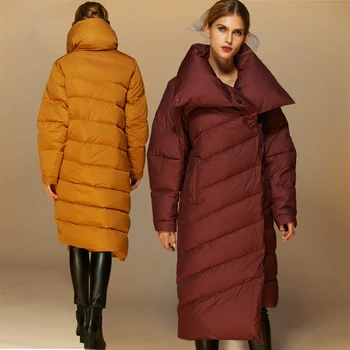 2016 Zimska jakna ženske dolje jakne ženske dolje jakne 90% pastu s okusom patke dlake parkovi slobodno dugi kaput odjeća kaputi parkovi poznate