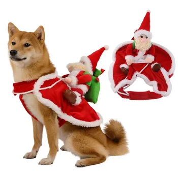 Božićno Odjeća Za Pse Cosplay Odijelo Pas Božićno-Jaknu, Kaput Za Kućne Ljubimce Božićno Odjeća Štene Santa Majica