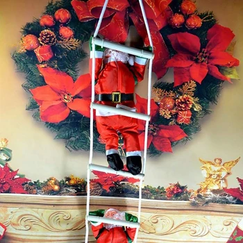 Djed Mraz Rotirajući Lutka Božićno Drvce Viseći Ukras Božićnih Ukrasa za Dom Noel Natal Navidad Novogodišnji Dar Za Djecu
