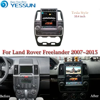 Ekran Tesla Za Land Rover Freelander 2007-2015 Auto Media player Android 10,4 inča Auto Radio stereo Audio GPS Navigacija