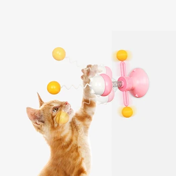 Igračka za Mačke Proljeće Mačak Okretni Stol Loptu Zabavna Mačja Coli Pribor za Mačke Interaktivna Igračka za Mačke, Smiješno Mačka Coli Igračka za Igre s Mačića