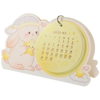 Kalendar Zec Stolni Stolni Kineski Stojeći Notepad Papir Mjesečne bilješke Kalendara U obliku Zeca Stolni Akademski