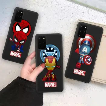 Marvel Spider-Man Дэдпул Iron Man Torbica Za Telefon Samsung Galaxy Note20 ultra 7 8 9 10 Plus lite M21 M31S M30S M51 Mekana Torbica