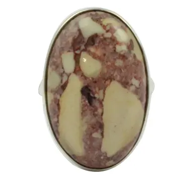 Prsten od prirodnih мукаита Lovegem Braccitade, srebro 925 sterling, veličina: 7,75, AR3019