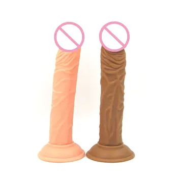 Realno Ogroman Dildo Ženski Masturbator G-Spot za Stimulaciju Analnog Pussy Penis sisanje čaša Seks-Igračke za Žene