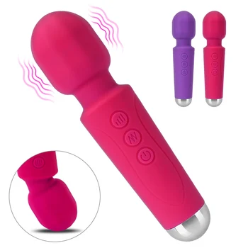 Stimulator Klitorisa i Vagine Seks-Igračka za Žene Prijenosni Masažna Coli Jake Vibracije i Glupi AV-Stick 20 Frekvencija